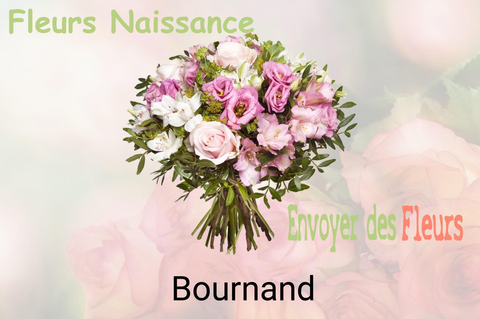 Bouquet de fleurs de naissance livré à Bournand